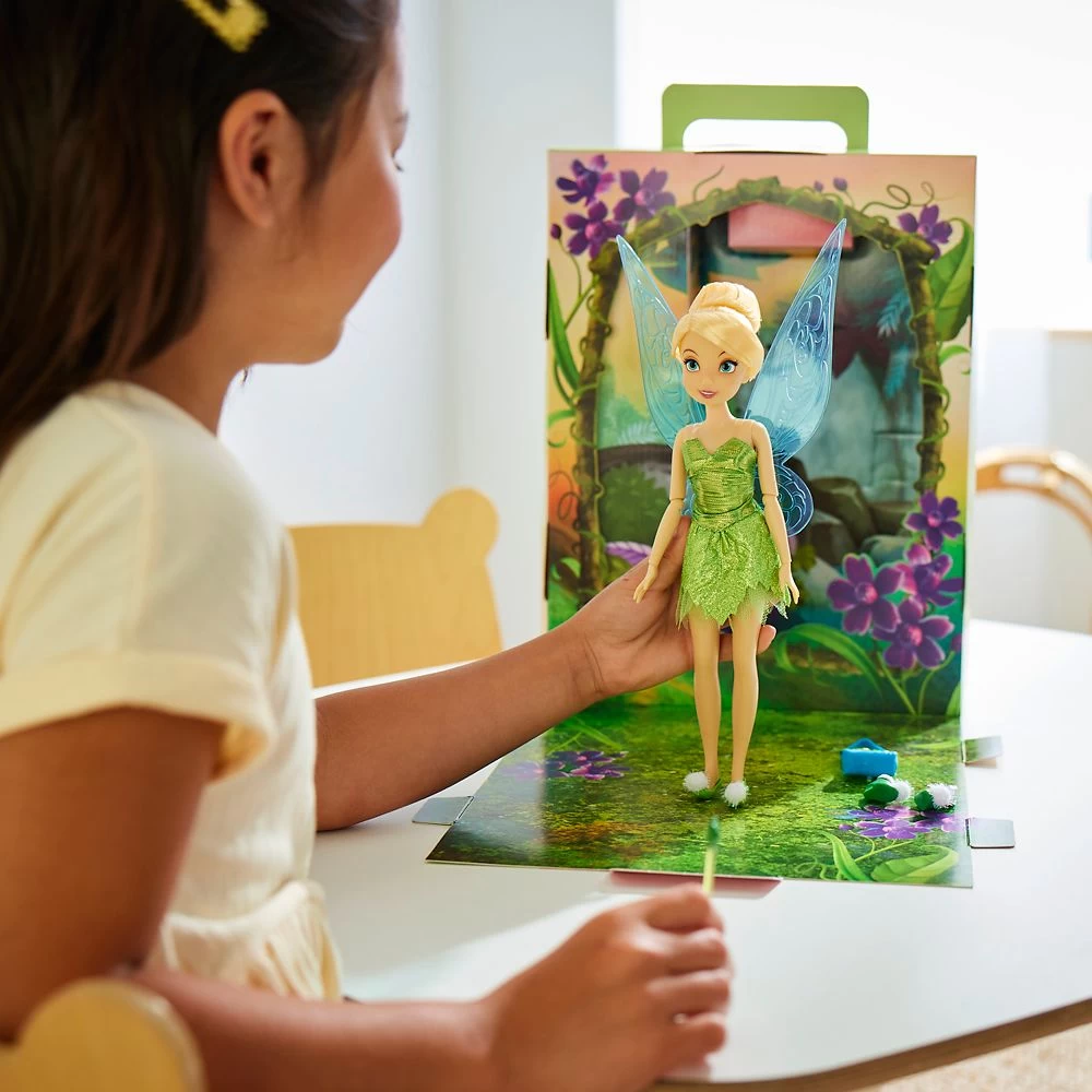 Tinker Bell Disney Story Doll – Peter Pan – 10'' 2 Tinker Bell Disney Story Doll – Peter Pan – 10'' - Image 2