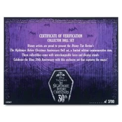 Disney The Nightmare Before Christmas 30th Anniversary Limited Edition Doll Set 19 Disney The Nightmare Before Christmas 30th Anniversary Limited Edition Doll Set -Fashion Clothing Store 1614040900025 8