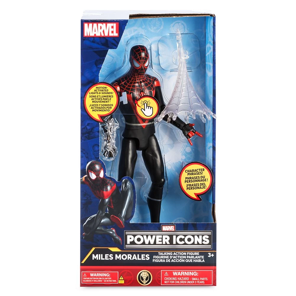 Disney Miles Morales Spider-Man Talking Action Figure – Marvel Power Icons 7 Disney Miles Morales Spider-Man Talking Action Figure – Marvel Power Icons - Image 7