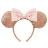 Disney Minnie Mouse Sequin Ear Headband For Adults – Rose Gold & Pink