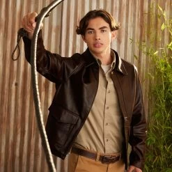 Disney Indiana Jones Leather Jacket For Adults -Fashion Clothing Store 2840057819027 7