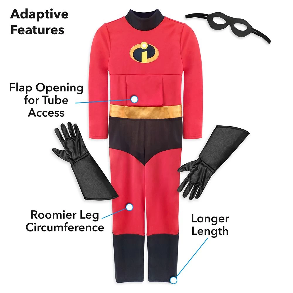 Disney Incredibles 2 Adaptive Costume For Kids 2 Disney Incredibles 2 Adaptive Costume For Kids - Image 2