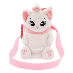 Disney Marie Water Bottle With Plush Crossbody Carrier βΒ The Aristocats