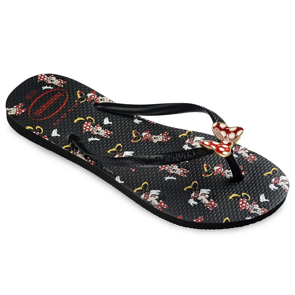 Disney Minnie Mouse Flip Flops For Adults By Havaianas 2 Disney Minnie Mouse Flip Flops For Adults By Havaianas - Image 2