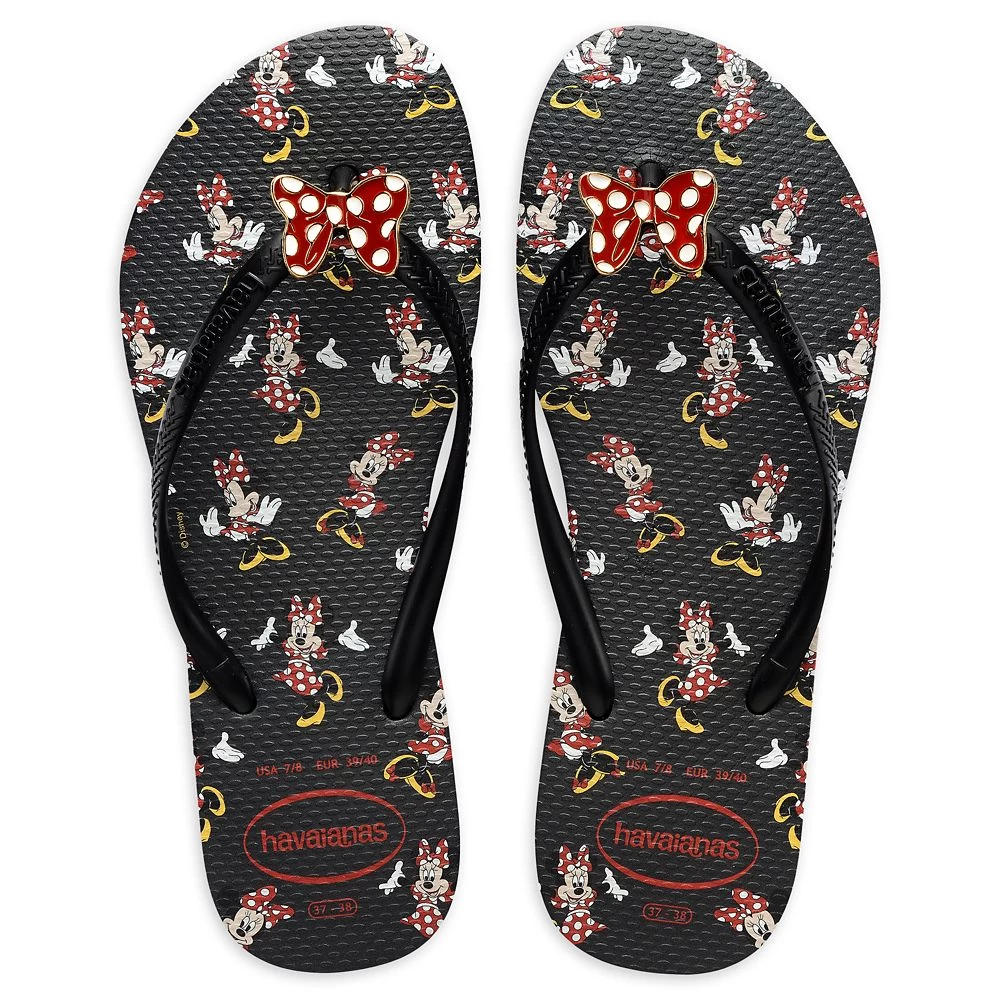 Disney Minnie Mouse Flip Flops For Adults By Havaianas 1 Disney Minnie Mouse Flip Flops For Adults By Havaianas