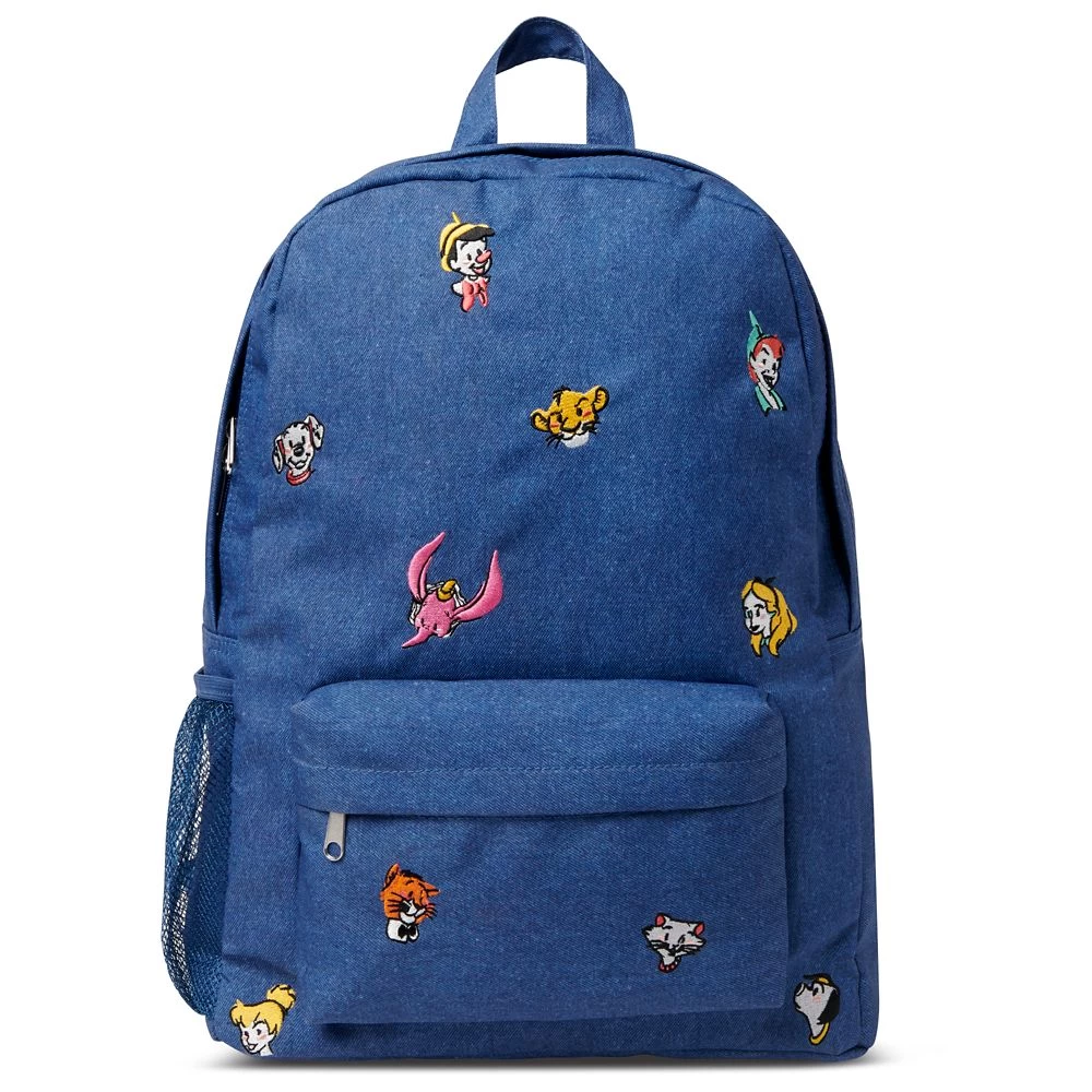 Disney Classic Characters Denim Backpack 1 Disney Classic Characters Denim Backpack