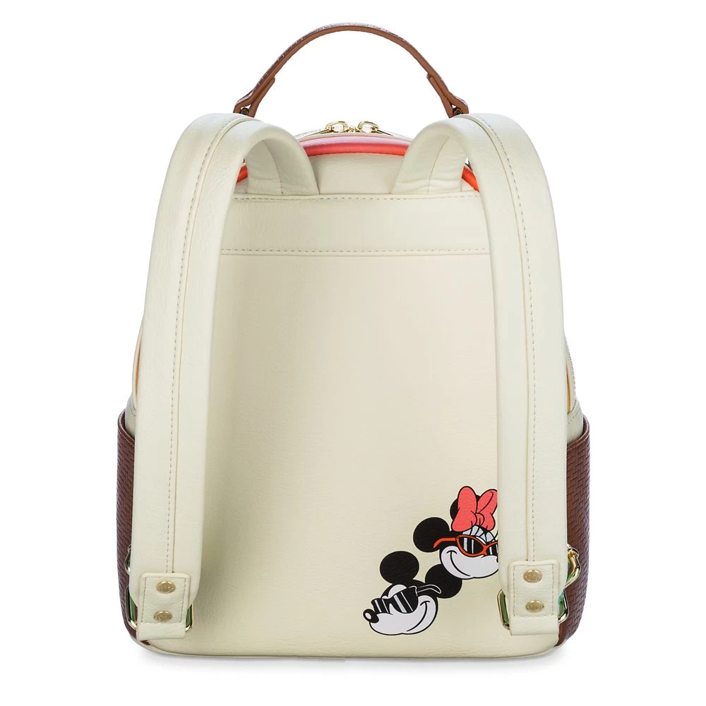 Disney Mickey And Minnie Mouse Beach Loungefly Mini Backpack 4 Disney Mickey And Minnie Mouse Beach Loungefly Mini Backpack - Image 4
