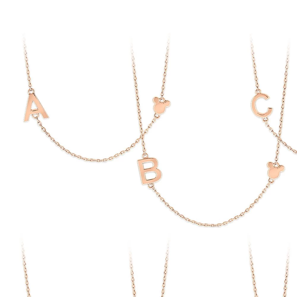 Disney Mickey Mouse Initial Necklace 2 Disney Mickey Mouse Initial Necklace - Image 2