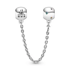 Fantasyland Castle Safety Chain Charm By Pandora – Disney Parks -Fashion Clothing Store 4300107850212 2