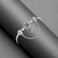 Fantasyland Castle Safety Chain Charm By Pandora – Disney Parks -Fashion Clothing Store 4300107850212 3