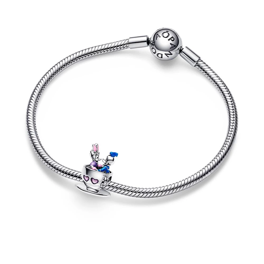 Donald Duck And Daisy Duck Teacup Charm By Pandora – Mad Tea Party – Disney Parks 4 Donald Duck And Daisy Duck Teacup Charm By Pandora – Mad Tea Party – Disney Parks - Image 4