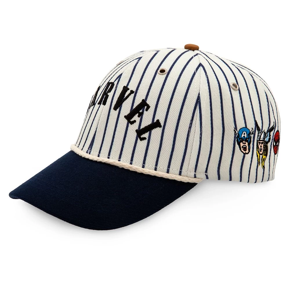 Disney Marvel Striped Baseball Cap For Adults 2 Disney Marvel Striped Baseball Cap For Adults - Image 2