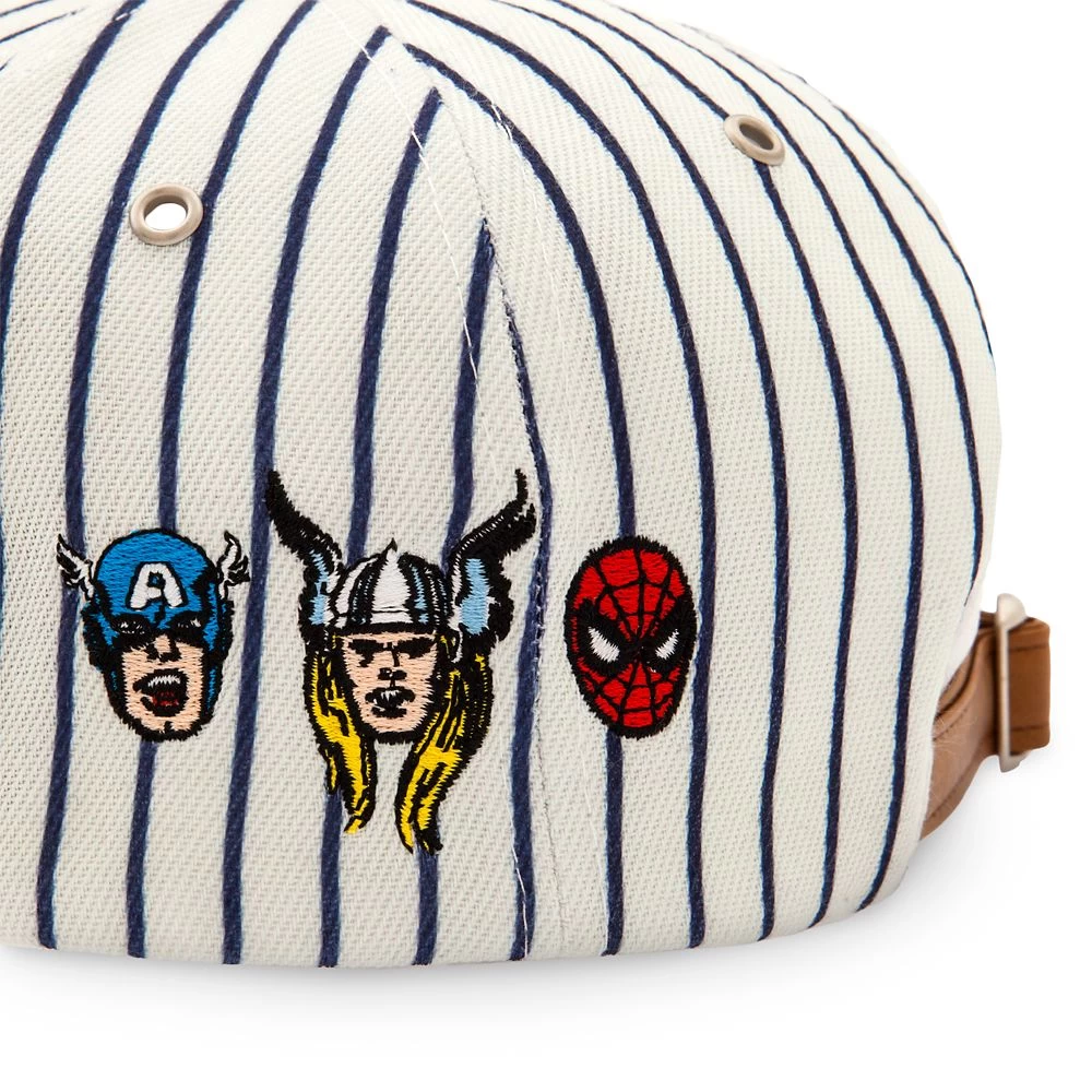 Disney Marvel Striped Baseball Cap For Adults 3 Disney Marvel Striped Baseball Cap For Adults - Image 3