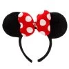Disney Minnie Mouse Polka Dot Bow Ear Headband For Adults