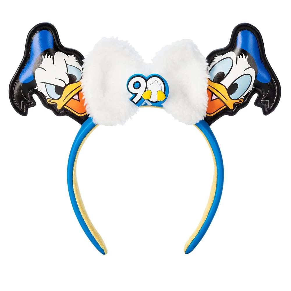 Disney Donald Duck 90th Anniversary Ear Headband For Adults 1 Disney Donald Duck 90th Anniversary Ear Headband For Adults