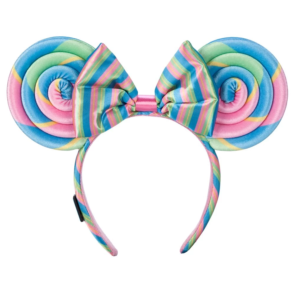 Minnie Mouse Lollipop Ear Headband For Adults – Disney Eats 1 Minnie Mouse Lollipop Ear Headband For Adults – Disney Eats