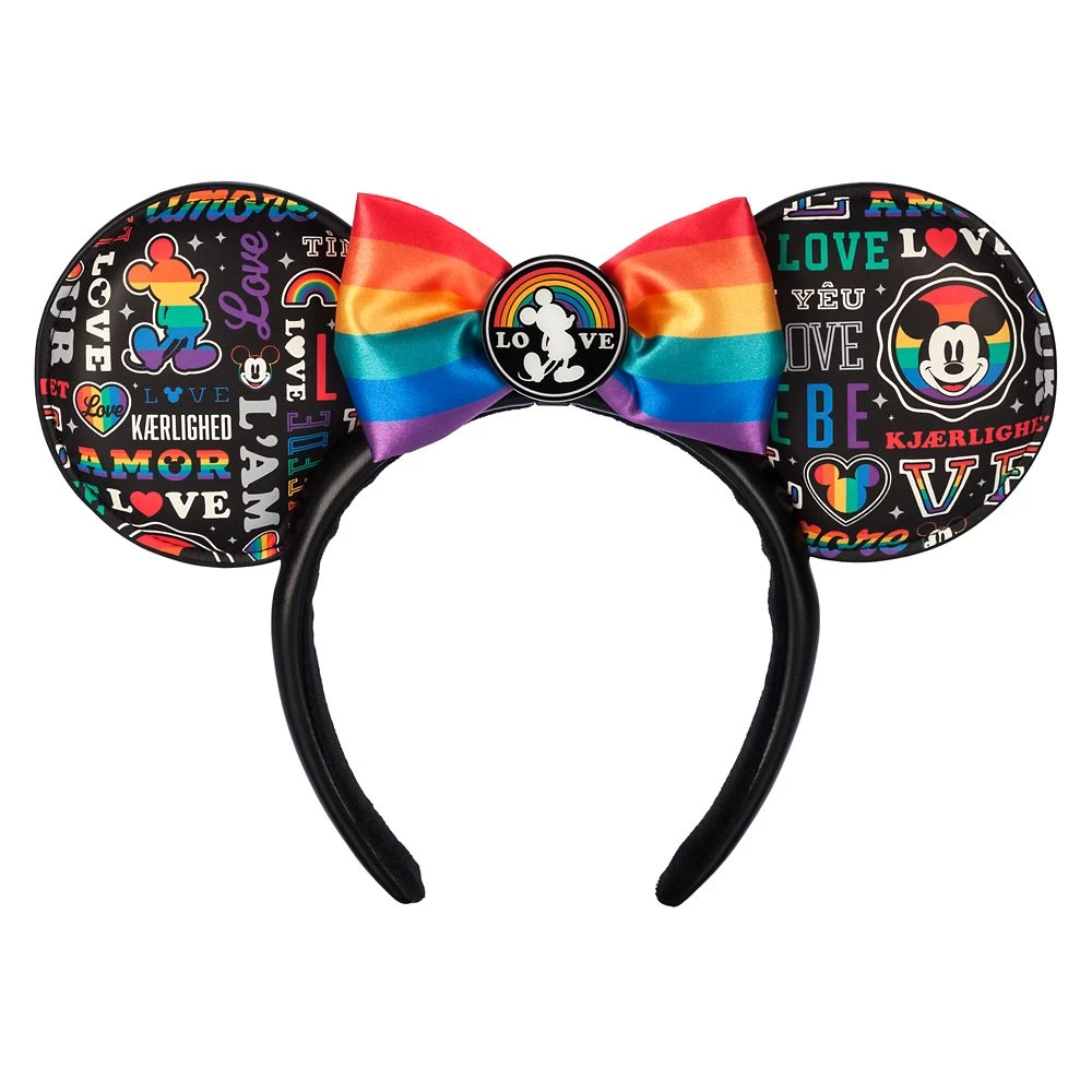 Mickey Mouse ''Love'' Ear Headband For Adults – Disney Pride Collection 1 Mickey Mouse ''Love'' Ear Headband For Adults – Disney Pride Collection