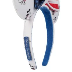 Disney Mickey And Minnie Mouse Americana Loungefly Ear Headband For Adults -Fashion Clothing Store 4503105710129 3