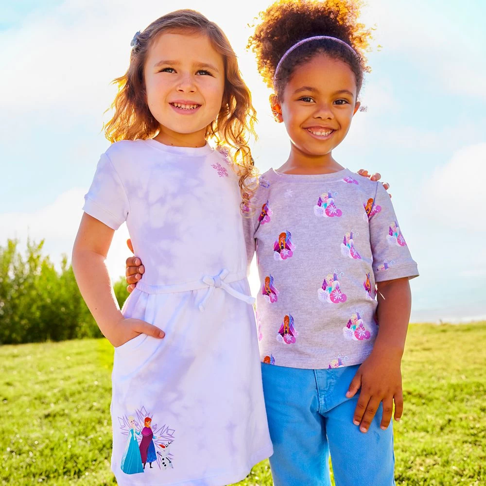 Disney Frozen Tie-Dye Dress For Girls 2 Disney Frozen Tie-Dye Dress For Girls - Image 2