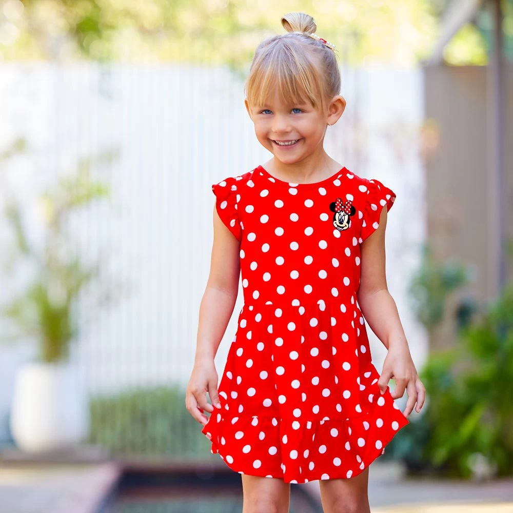 Disney Minnie Mouse Polka Dot Dress For Kids 2 Disney Minnie Mouse Polka Dot Dress For Kids - Image 2