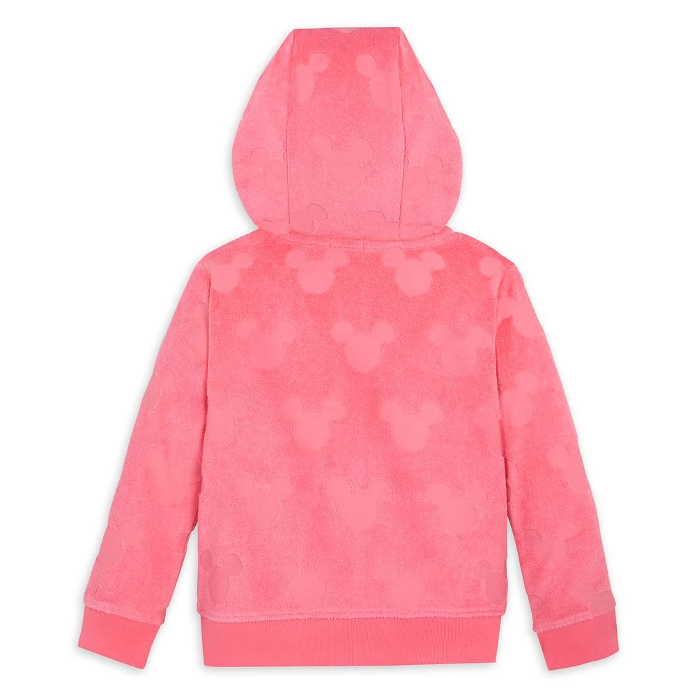 Disney Mickey And Minnie Mouse Burnout Zip Hoodie For Girls 3 Disney Mickey And Minnie Mouse Burnout Zip Hoodie For Girls - Image 3