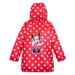 Disney Minnie Mouse Hooded Rain Jacket For Girls -Fashion Clothing Store 5004057540228 2