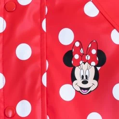 Disney Minnie Mouse Hooded Rain Jacket For Girls -Fashion Clothing Store 5004057540228 3