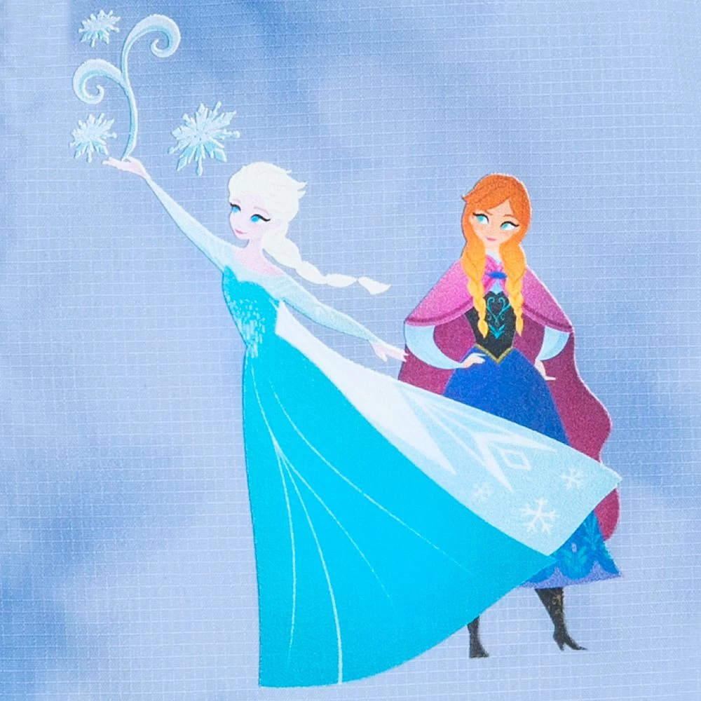 Disney Frozen Tie-Dye Hooded Rain Jacket For Girls 3 Disney Frozen Tie-Dye Hooded Rain Jacket For Girls - Image 3