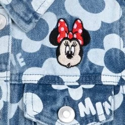 Disney Minnie Mouse Floral Denim Jacket For Girls 11 Disney Minnie Mouse Floral Denim Jacket For Girls -Fashion Clothing Store 5004106880229 3