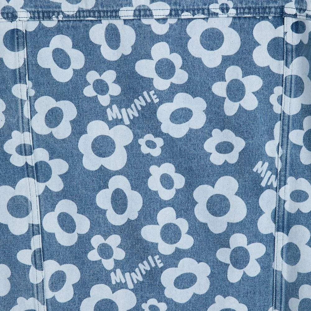 Disney Minnie Mouse Floral Denim Jacket For Girls 7 Disney Minnie Mouse Floral Denim Jacket For Girls - Image 7