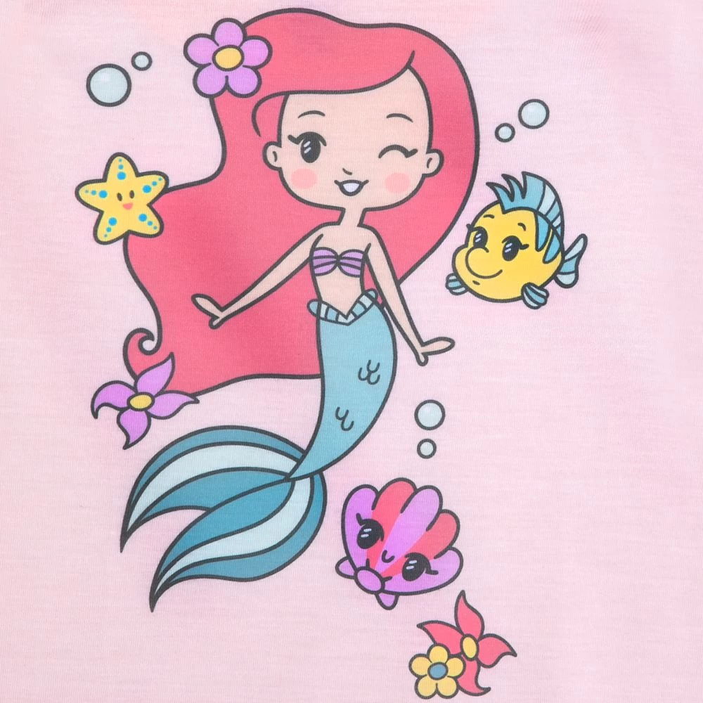 Disney Ariel And Flounder Nightshirt For Girls – The Little Mermaid 2 Disney Ariel And Flounder Nightshirt For Girls – The Little Mermaid - Image 2