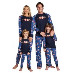 Disney Winnie The Pooh Holiday Family Matching Pajama Set For Kids By Munki Munki -Fashion Clothing Store 5005057970123 6
