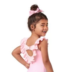 Disney Minnie Mouse Pink Swimsuit And Hair Scrunchie Set For Girls -Fashion Clothing Store 5006046950293 6