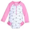 Disney Minnie Mouse Rash Guard Swimsuit For Baby
