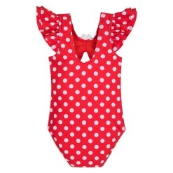 Disney Minnie Mouse Red Polka Dot Swimsuit For Girls -Fashion Clothing Store 5006059190189 2