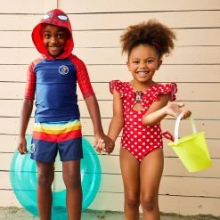 Disney Minnie Mouse Red Polka Dot Swimsuit For Girls -Fashion Clothing Store 5006059190189 4