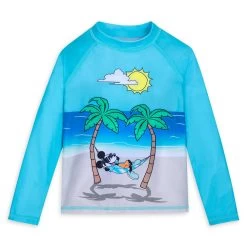 Disney Mickey Mouse Summer Rash Guard For Boys