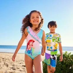Disney Ariel Swimsuit For Girls – The Little Mermaid -Fashion Clothing Store 5006059190291 5