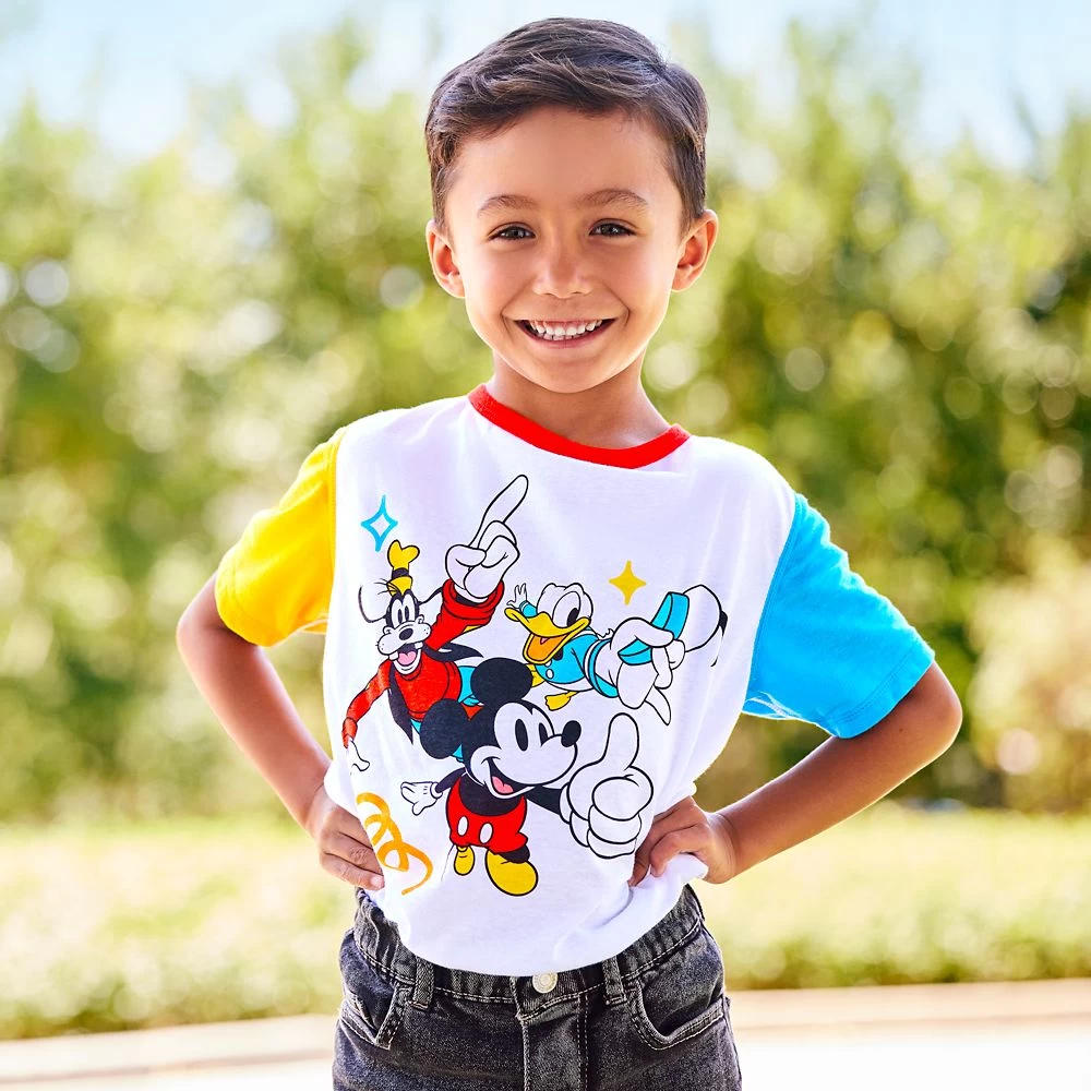 Disney Mickey Mouse And Friends Color Block T-Shirt For Kids – Sensory Friendly 2 Disney Mickey Mouse And Friends Color Block T-Shirt For Kids – Sensory Friendly - Image 2