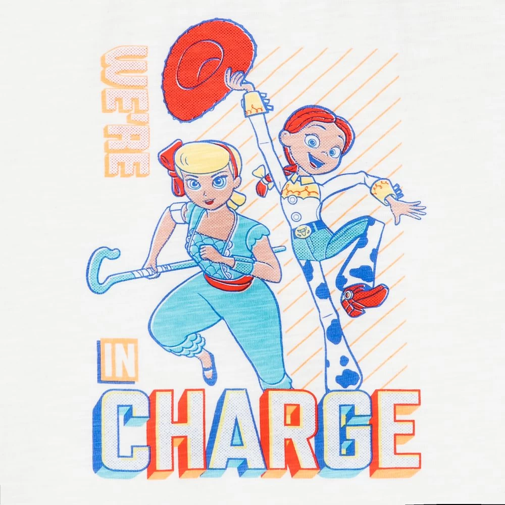 Disney Jessie And Bo Peep Fashion T-Shirt For Girls – Toy Story 4 Disney Jessie And Bo Peep Fashion T-Shirt For Girls – Toy Story - Image 4