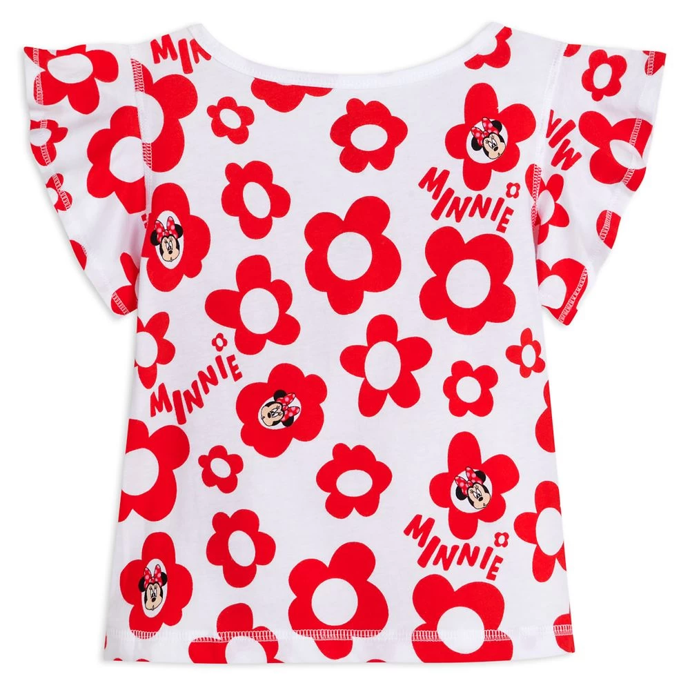 Disney Minnie Mouse Floral T-Shirt For Girls – Sensory Friendly 3 Disney Minnie Mouse Floral T-Shirt For Girls – Sensory Friendly - Image 3