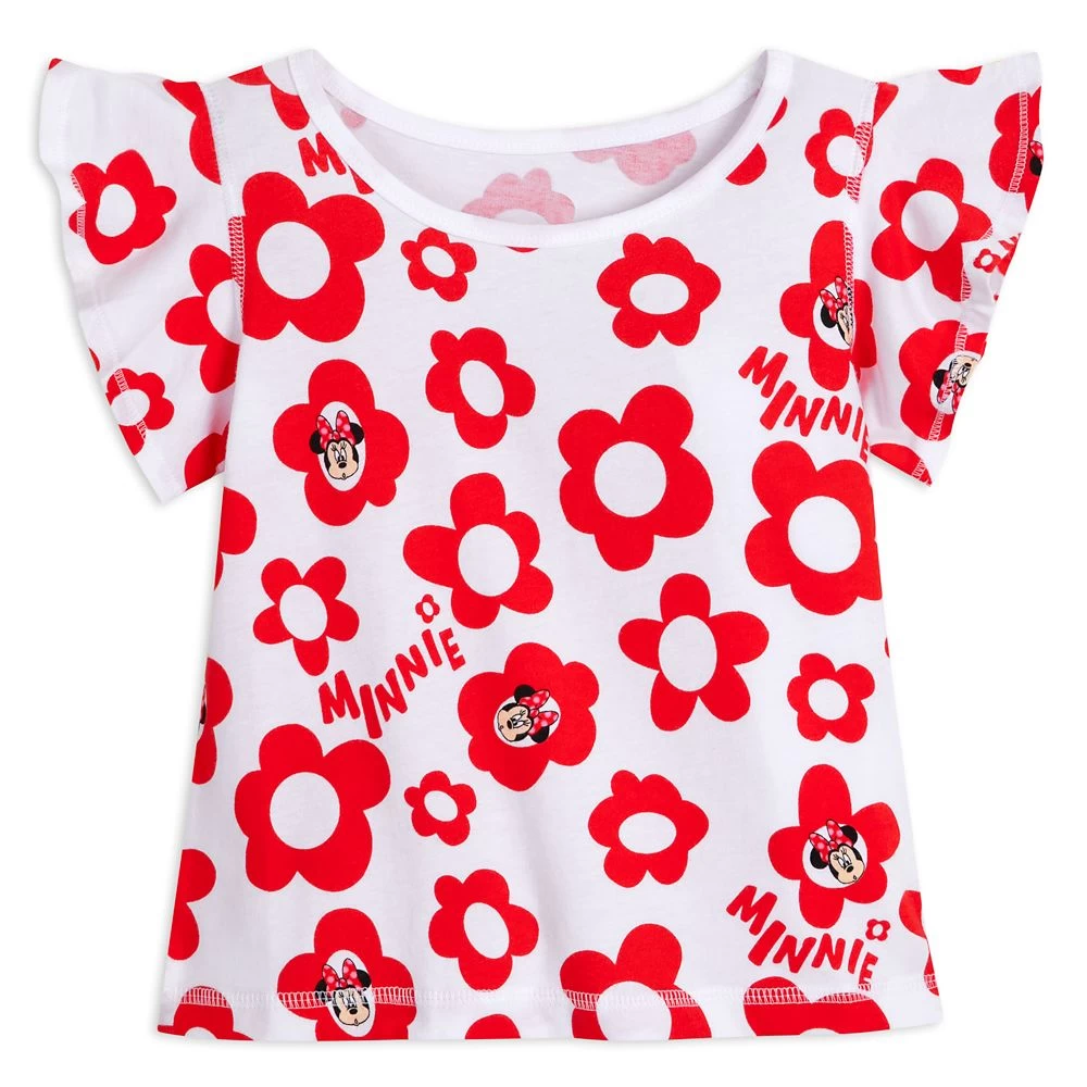 Disney Minnie Mouse Floral T-Shirt For Girls – Sensory Friendly 1 Disney Minnie Mouse Floral T-Shirt For Girls – Sensory Friendly