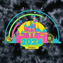 Disneyland 2024 Tie-Dye Pullover Sweatshirt For Women -Fashion Clothing Store 5102057390085 2