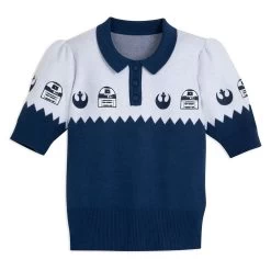Disney R2-D2 Knit Polo For Women By Her Universe – Star Wars