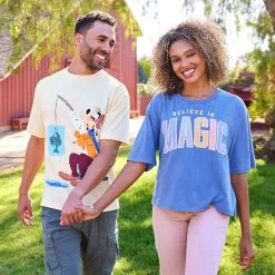 Disney Fantasyland Castle ''Believe In Magic'' T-Shirt For Women -Fashion Clothing Store 5106059240023 3