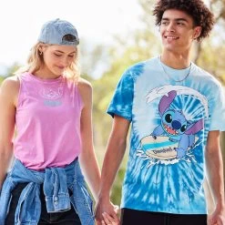 Stitch Tie-Dye T-Shirt For Adults – Disneyland -Fashion Clothing Store 5205048020224 4
