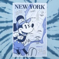 Disney Mickey Mouse New York City Tie-Dye T-Shirt For Adults 5 Disney Mickey Mouse New York City Tie-Dye T-Shirt For Adults -Fashion Clothing Store 5205048028738 2