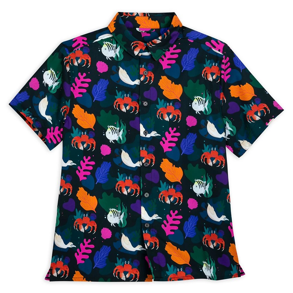 Disney The Little Mermaid Woven Shirt For Men – Live Action Film 1 Disney The Little Mermaid Woven Shirt For Men – Live Action Film