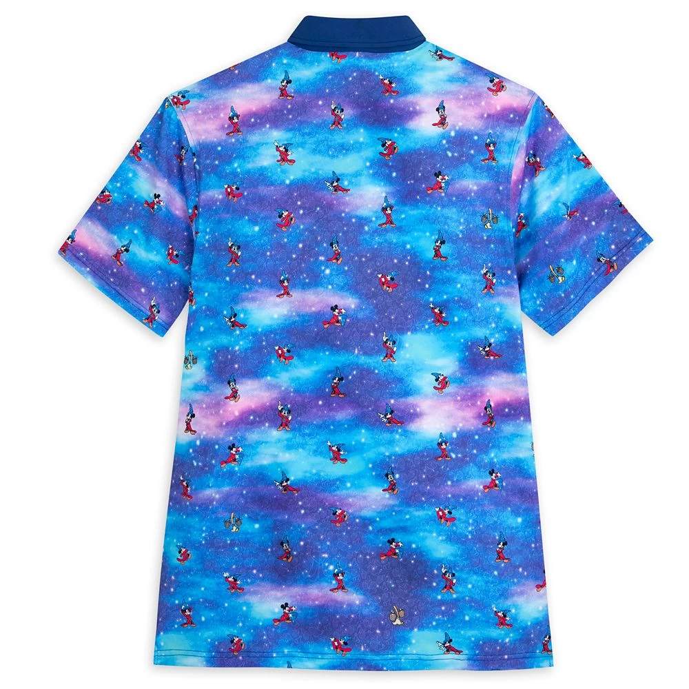 Disney Sorcerer Mickey Mouse Polo Shirt For Men By RSVLTS – Fantasia 3 Disney Sorcerer Mickey Mouse Polo Shirt For Men By RSVLTS – Fantasia - Image 3