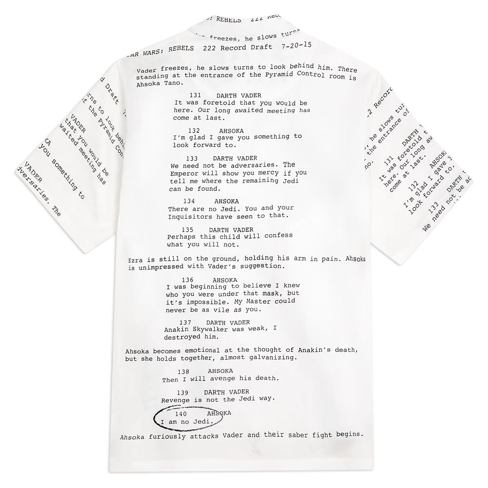 Disney Ahsoka Tano Woven Shirt For Adults By Ashley Eckstein – Star Wars 2 Disney Ahsoka Tano Woven Shirt For Adults By Ashley Eckstein – Star Wars - Image 2